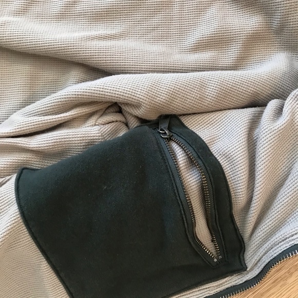 CABELAS FULL ZIP INSULATED HOODIE MEN's size EXTRA LARGE TALL DARK GREEN Warm - Picture 7 of 8